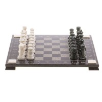 Шахматы из мрамора ТУРНИРНЫЕ с гравировкой AZY-124607