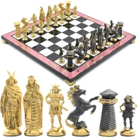Шахматы подарочные из камня ВИКИНГИ AZRK-3730601*