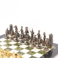 Шахматы подарочные из камня СПАРТА AZY-121352