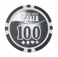 Набор для покера LEATHER BLACK на 200 фишек GD/Lblack200