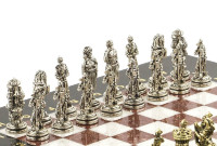 Шахматы из камня РЫЦАРИ AZY-120776