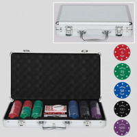 Набор для покера на 300 фишек с номиналом FG-300-RP