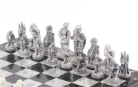 Шахматы из уральского камня СРЕДНЕВЕКОВЬЕ AZY-9963