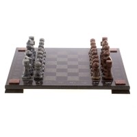 Шахматы из натурального камня ТУРНИРНЫЕ с гравировкой AZY-124753