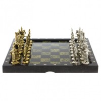 Шахматы из уральского камня РУССКИЕ ВИТЯЗИ AZY-116800