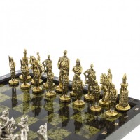 Шахматы из уральского камня РУССКИЕ ВИТЯЗИ AZY-116800