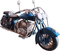 Декоративный мотоцикл  HARLEY DAVIDSON, синий RD-2004-D-2216-BLU