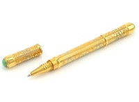 Подарочная шариковая ручка с хризопразом AZRK-3330230