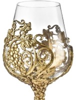 Набор из 4-х бокалов для вина ЛОЗА РОЯЛ в подарочном футляре GP-13000561 
