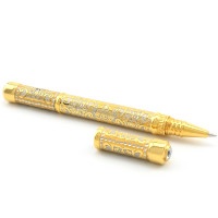 Подарочная шариковая ручка с фианитом AZRK-3330245