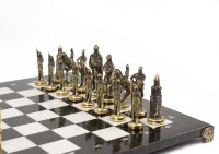 Шахматы из натурального камня РУСИЧИ AZY-7816