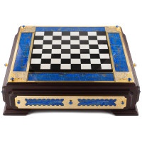 Шахматы подарочные из лазурита ЦАРСКИЕ AZY-120665