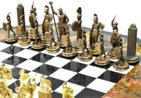 Шахматный стол из камня ГРЕЧЕСКАЯ МИФОЛОГИЯ AZRK-3302124