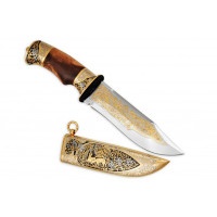Нож подарочный украшенный ТАЙГА ОЛЕНЁНОК RO6287