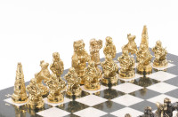 Шахматы из камня СЕВЕРНЫЕ НАРОДЫ AZY-119901
