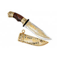 Нож подарочный украшенный ТАЙГА ОХОТА RO6279