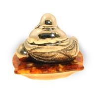 Сувенир из янтаря БУДДА НА ПОДУШКЕ Buddha
