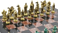 Шахматы из натурального камня КРЕСТОНОСЦЫ AZRK-1318853-2