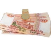 Зажим для денег подарочный ГЕРБ РОССИИ AZS011.9