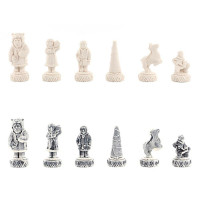 Шахматы из натурального камня - СЕВЕРНЫЕ НАРОДЫ AZY-6853