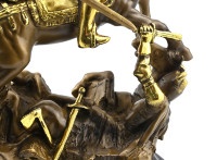 Скульптура из полистоуна под бронзу АЛЕКСАНДР НЕВСКИЙ AZRK-1308903
