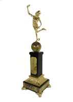 Статуэтка из бронзы ГЕРМЕС на подставке из офиокальцита AZRK-1350920ct