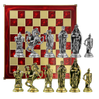 Шахматы сувенирные КРЕСТОНОСЦЫ MN-504-RD-GS