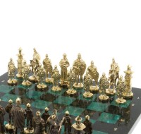 Шахматы подарочные из камня БОГАТЫРИ AZY-127561