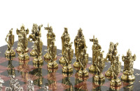 Шахматы подарочные из камня КРЕСТОНОСЦЫ AZY-120715