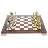 Шахматы из камня РУССКИЕ ВИТЯЗИ AZY-123304