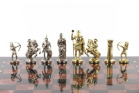 Шахматы из натурального камня ЛУЧНИКИ AZY-119386