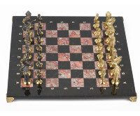 Шахматы подарочные из камня СРЕДНЕВЕКОВЬЕ AZY-8063