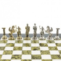 Шахматы из камня ПОДВИГИ ГЕРАКЛА AZY-122703