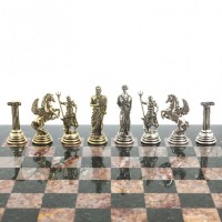 Шахматы из камня ПОДВИГИ ГЕРАКЛА AZY-122702