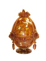 Яйцо пасхальное из янтаря AZ-0738