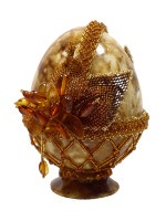 Яйцо пасхальное из янтаря AZ-0002