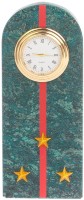 Часы настольные из камня ПОГОН СТАРШИЙ ЛЕЙТЕНАНТ МВД 0723984