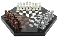 Шахматы из натурального камня - НА ТРОИХ! AZRK-1310115-2
