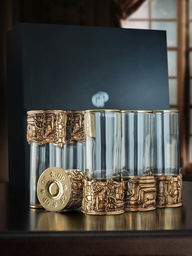 Подарочный набор стопок ГАЗОВИК в подарочной коробке (6 шт) GP-13000525