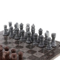 Шахматы из лемезита ТУРНИРНЫЕ с гравировкой AZY-124577