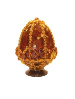 Яйцо пасхальное из янтаря AZ-0744