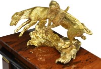 Часы каминные из обсидиана ГОНЧИЕ 037rk.1450415