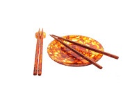 Палочки для еды из янтаря AZJ-chop-sticks-2 Палочки для еды из янтаря AZJ-chop-sticks-2