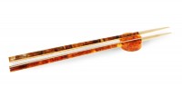 Палочки для еды из янтаря AZJ-chop-sticks-2 Палочки для еды из янтаря AZJ-chop-sticks-2