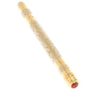 Подарочная шариковая ручка с красным фианитом AZY-126875