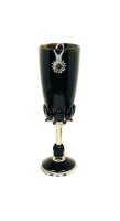 Бокал для вина из янтаря СОЛНЫШКО AZJ/1909/black