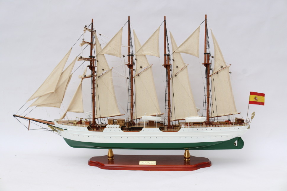 Модель парусника JUAN SEBASTIAN DE ELCANO, Испания TS-0067-P-60 Модель парусника JUAN SEBASTIAN DE ELCANO, Испания TS-0067-P-60