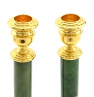Пара подсвечников из нефрита AZRK-3721110