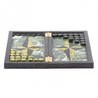 Настольная игра Шахматы+ Нарды+Шашки 3 в 1 из камня AZY-121468