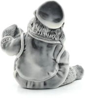 Фигурка из мраморной крошки МЕДВЕДЬ ИГРАЕТ НА ГАРМОШКЕ AZRK-1330575